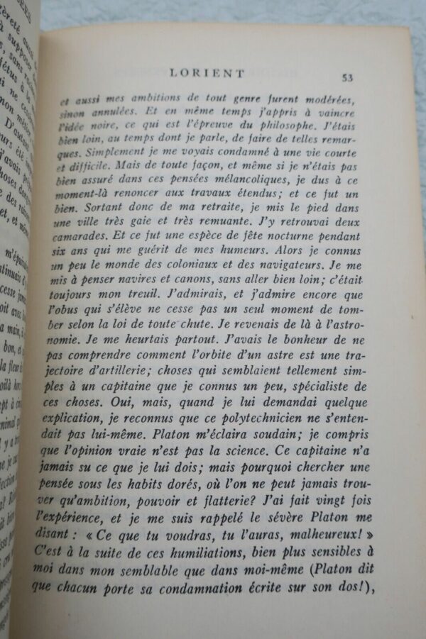 ALAIN HISTOIRE DE MES PENSÉES 1936 Bonet – Image 5