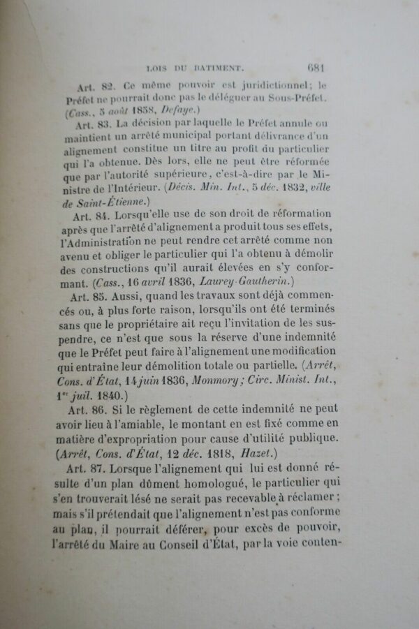 ARCHITECTURE  Manuel des lois du bâtiment 1870 – Image 7