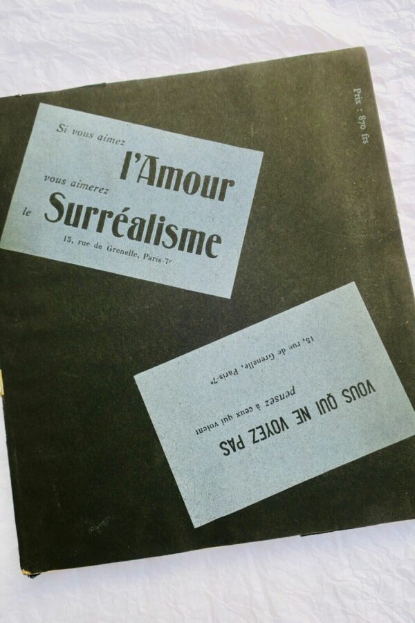 André Breton. LES MANIFESTES DU SURRÉALISME suivi de Prolégomènes à un troisième