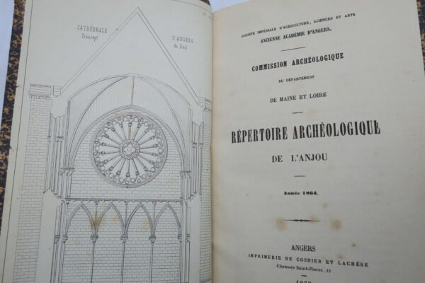 Anjou Répertoire historique et archéologique de l'Anjou 1860-1869 – Image 4