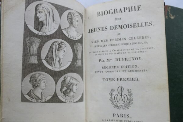 BIOGRAPHIE DES JEUNES DEMOISELLES OU VIES DES FEMMES CELEBRES 1820 – Image 6