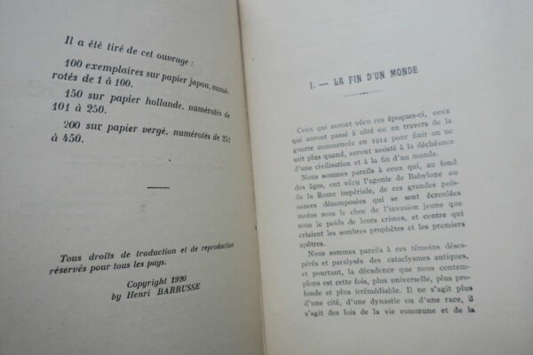 Barbusse La Lueur dans l'Abîme. Ce que veut le Groupe Clarté 1920 sur Japon – Image 3