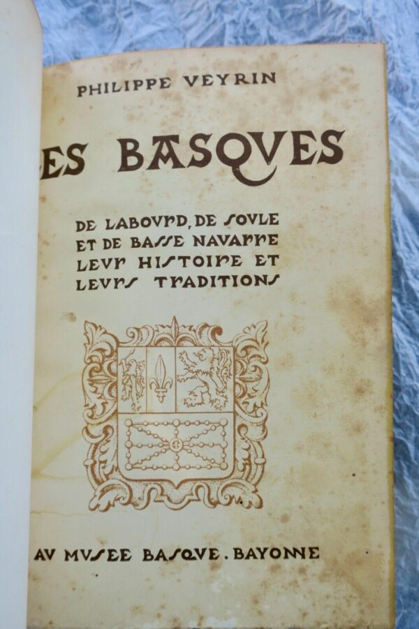 Basque VEYRIN PHILIPPE LES BASQUES DE LABOURD, DE SOULE ET DE BASSE NAVARRE... – Image 3