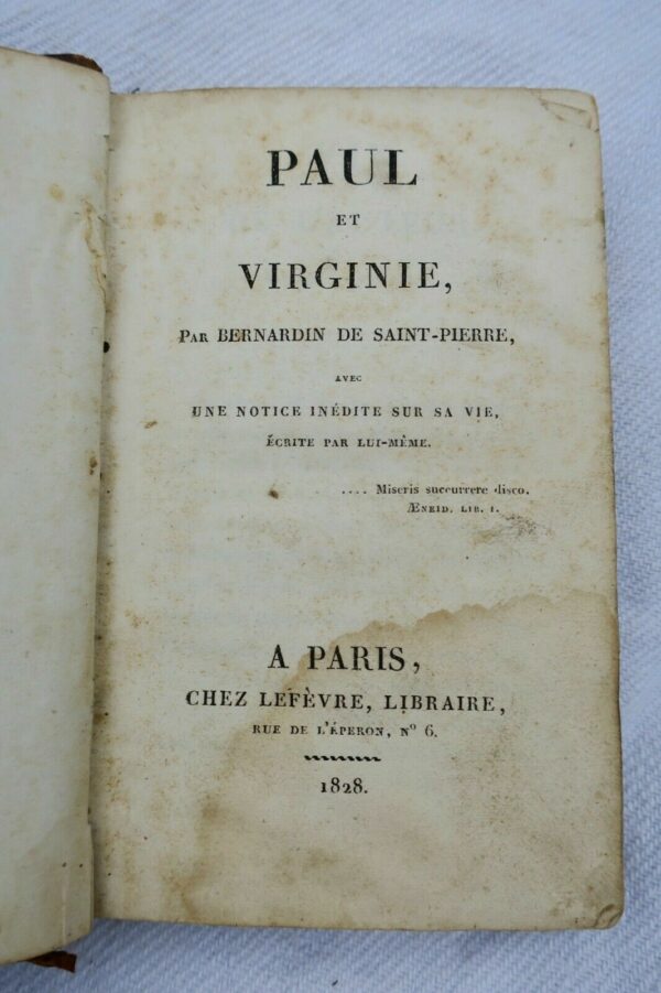 Bernardin de : Paul et Virginie 1828 – Image 4