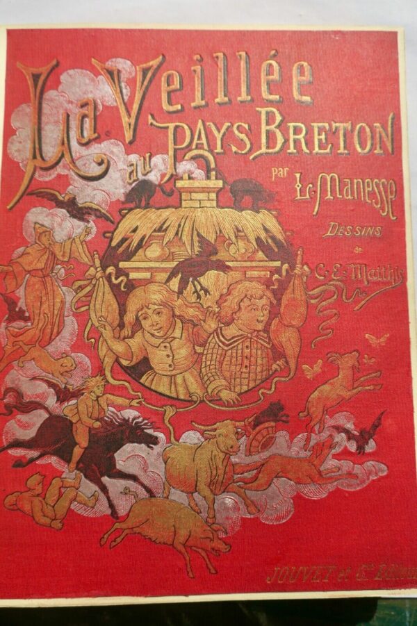 Bretagne MANESSE LEON LA VEILLEE AU PAYS BRETON  ill-Matthis – Image 7