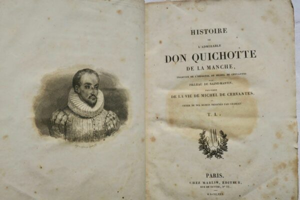 CERVANTES  Histoire de l'admirable Don Quichotte 1832 – Image 5