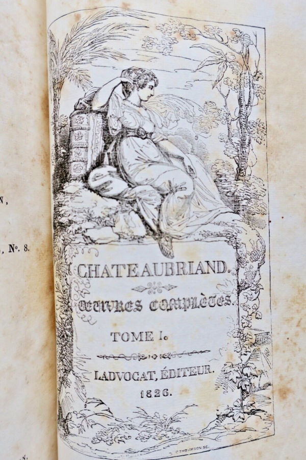 CHATEAUBRIAND Oeuvres complètes Ladvocat 1826 EO