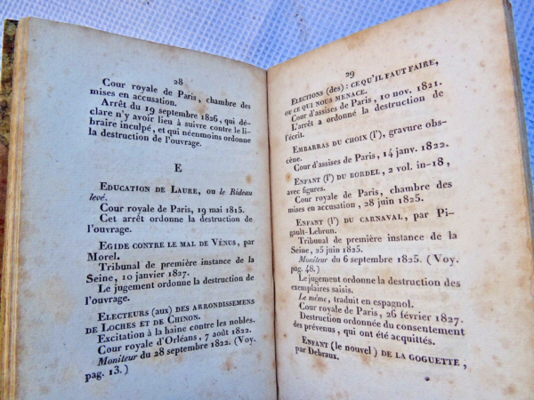 Catalogue des ouvrages condamnés depuis 1814 jusqu'a ce jour – Image 7