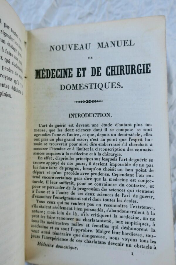 Chirurgie nouveau manuel complet de médecine et de chirurgie domestique 1847 – Image 7