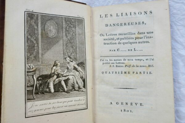 Choderlos de Laclos Les Liaisons Dangereuses 1801