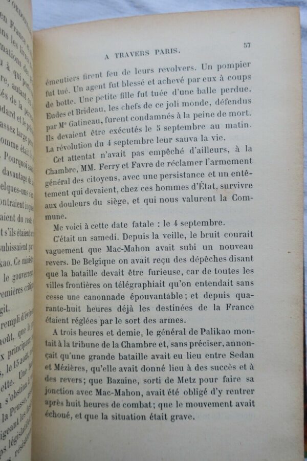 Comte d'Hérisson Journal d'un officier d'ordonnance Juillet 1870 - Février 1871 – Image 6