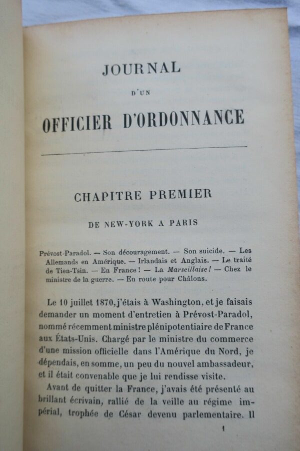 Comte d'Hérisson Journal d'un officier d'ordonnance Juillet 1870 - Février 1871 – Image 8