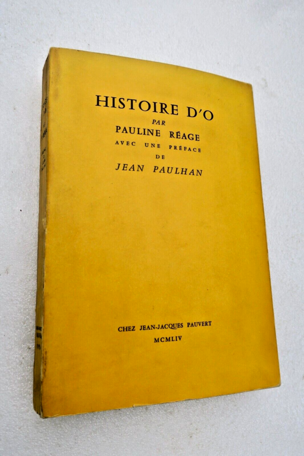 Curiosa REAGE (Pauline) Histoire d'O 1963