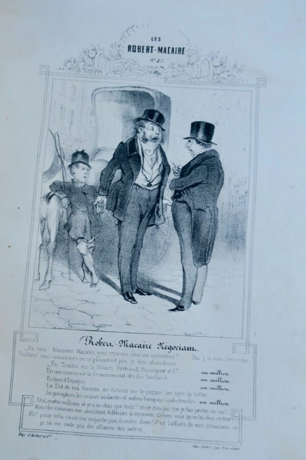 DAUMIER Honoré les cent et un Robert-Macaire – Image 6