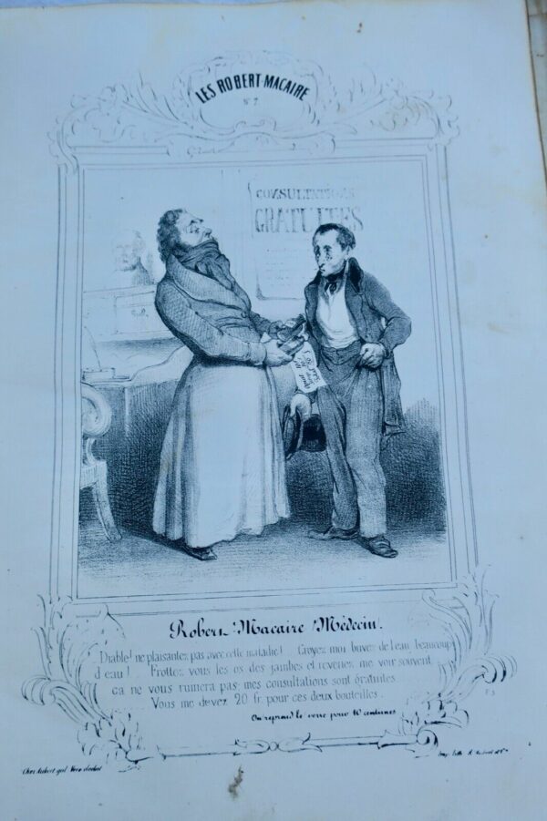 DAUMIER Honoré les cent et un Robert-Macaire – Image 9