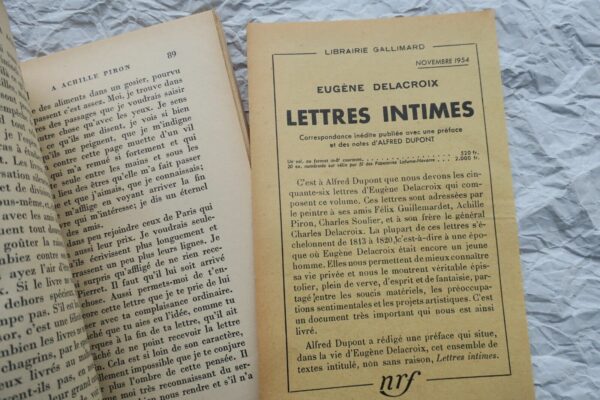 DELACROIX (Eugène). Lettres intimes. Correspondance inédite SP – Image 4