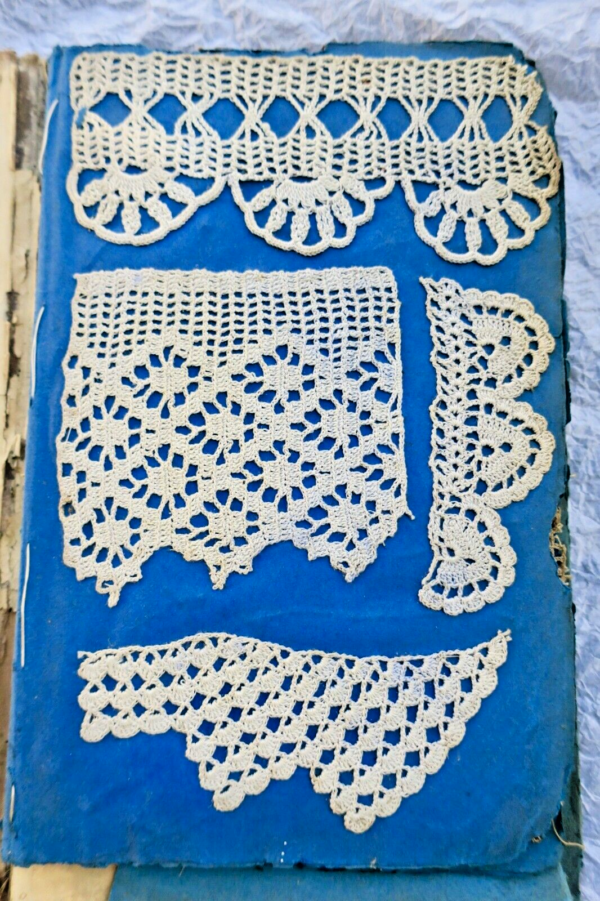 Dentelle broderie CROCHET cahier de modèles, échantillons, exercices – Image 5