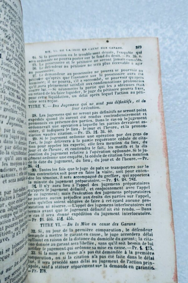 Droit Les Cinquante Codes ou Lois des Francais 1845 – Image 5