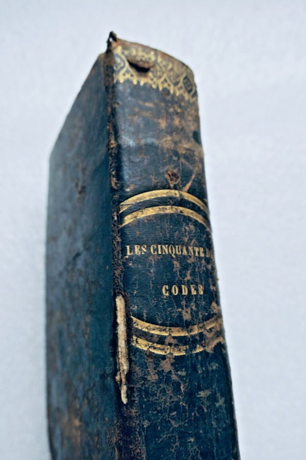 Droit Les Cinquante Codes ou Lois des Francais 1845