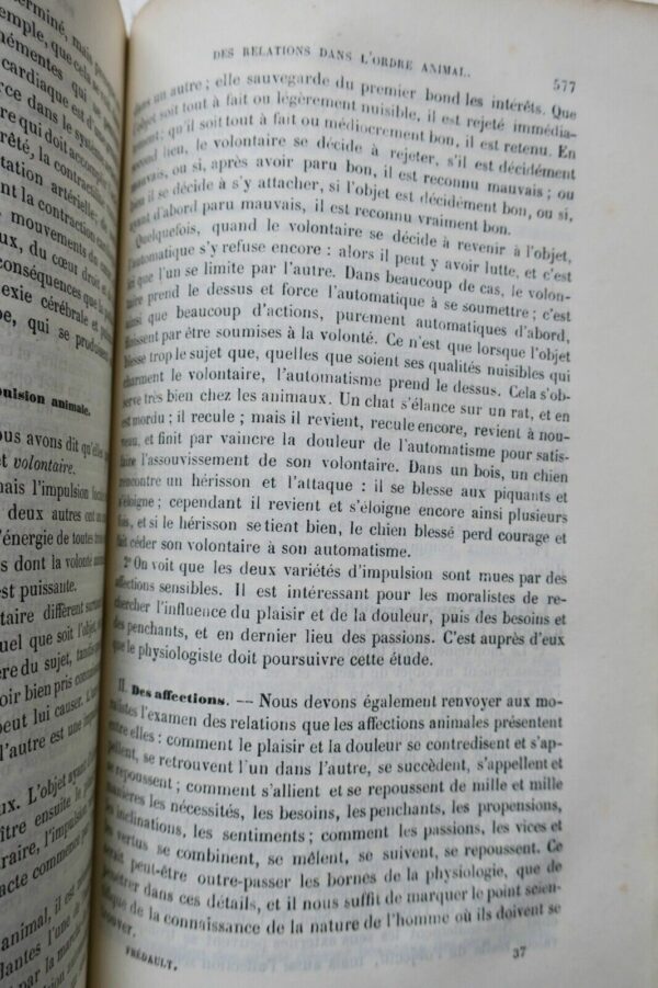 FRÉDAULT TRAITÉ D'ANTHROPOLOGIE physiologique et philosophique 1863 – Image 5