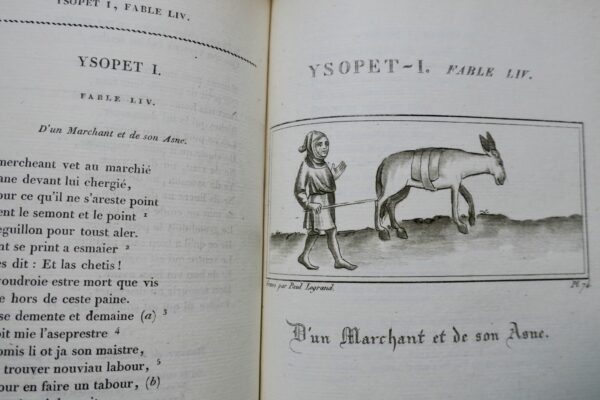  Fables inédites des XIIe, XIIIe et XIVe siècles, et Fables de La Fontaine 1825 – Image 11