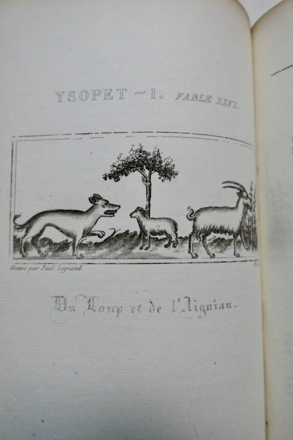  Fables inédites des XIIe, XIIIe et XIVe siècles, et Fables de La Fontaine 1825 – Image 10