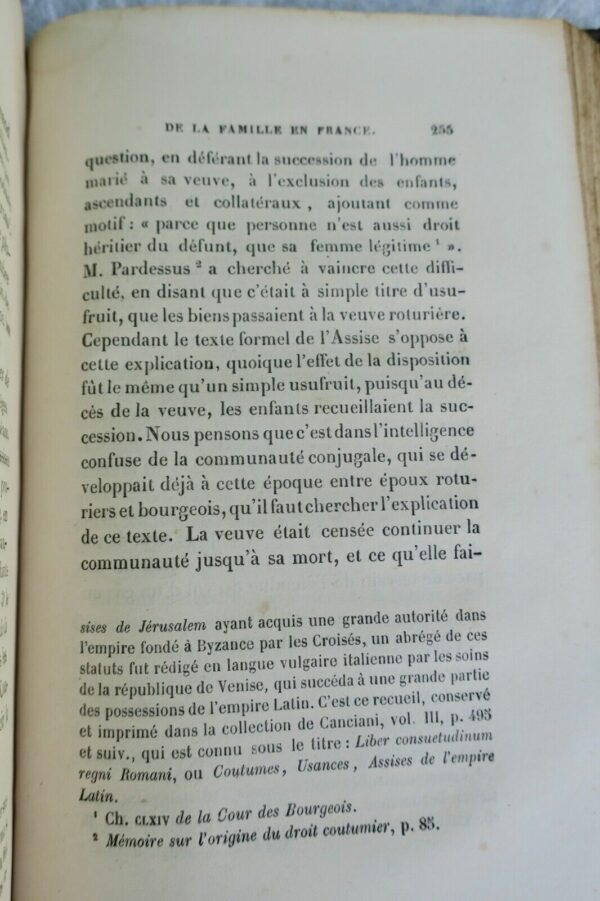 Famille HISTOIRE DE L'ORGANISATION DE LA FAMILLE EN FRANCE 1851 – Image 4