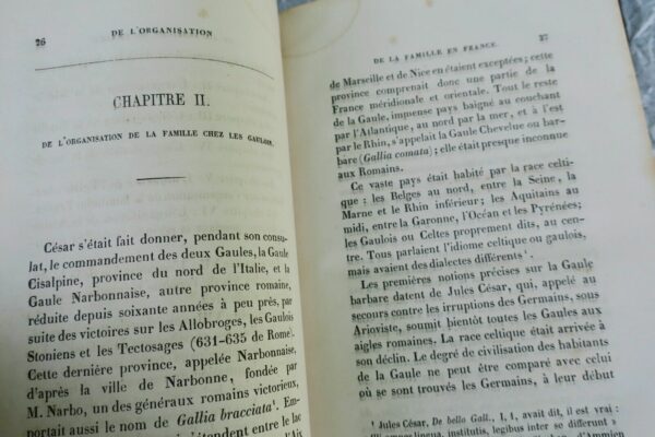 Famille HISTOIRE DE L'ORGANISATION DE LA FAMILLE EN FRANCE 1851 – Image 6