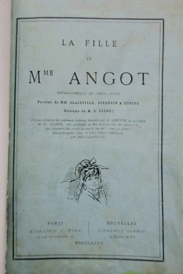 Fille de Mme Angot. Opéra-comique en trois actes 1875 – Image 6