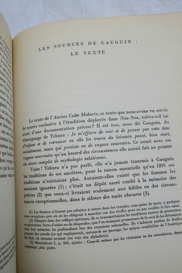 ‎GAUGUIN ‎ ‎Ancien culte Mahorie 1951 Berès – Image 3