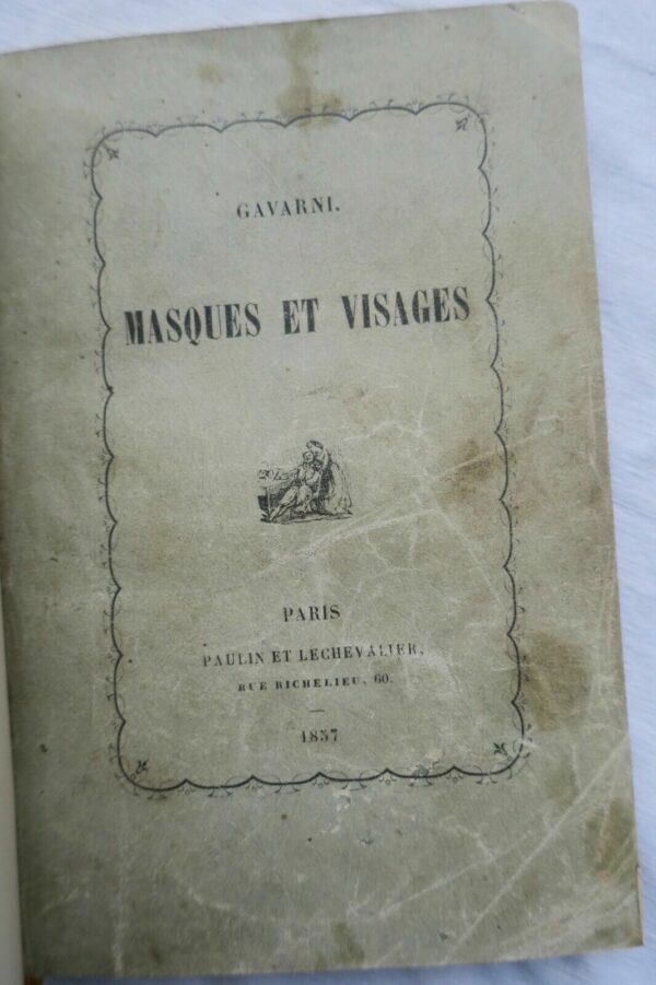 GAVARNI Masques et visages Paulin 1857 – Image 3