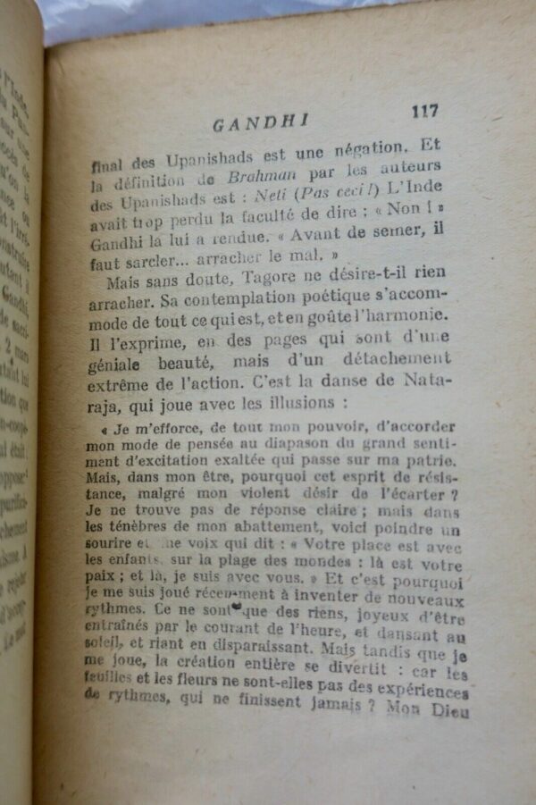 Gandhi écrite par lui-même Pr. de Romain Rolland + Mahatma Gandhi – Image 8