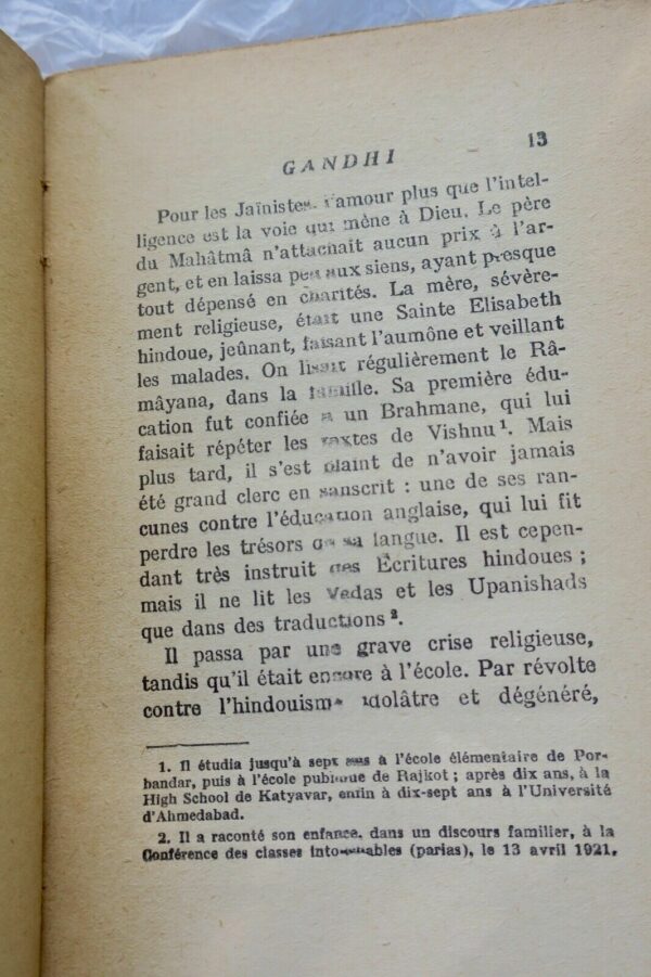 Gandhi écrite par lui-même Pr. de Romain Rolland + Mahatma Gandhi – Image 10