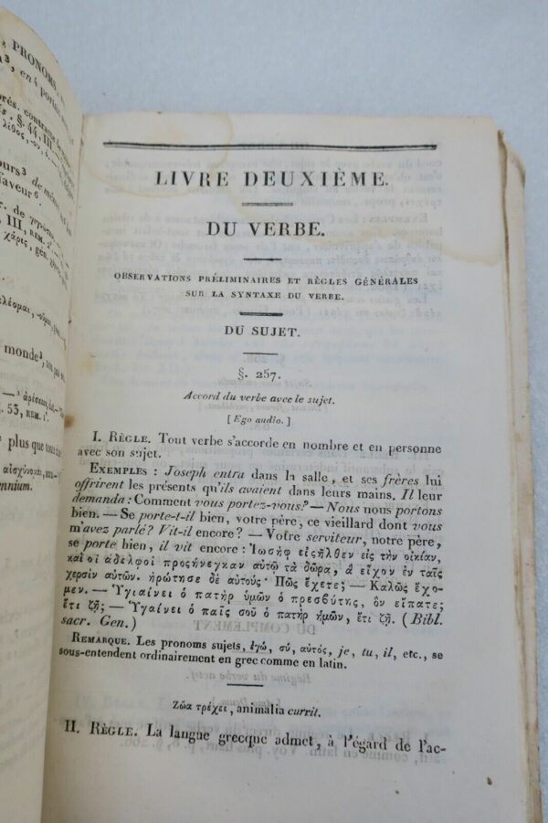 Grec Cours Complet et Gradué de Thèmes Grecs, Adaptés à La Méthode 1838 – Image 7