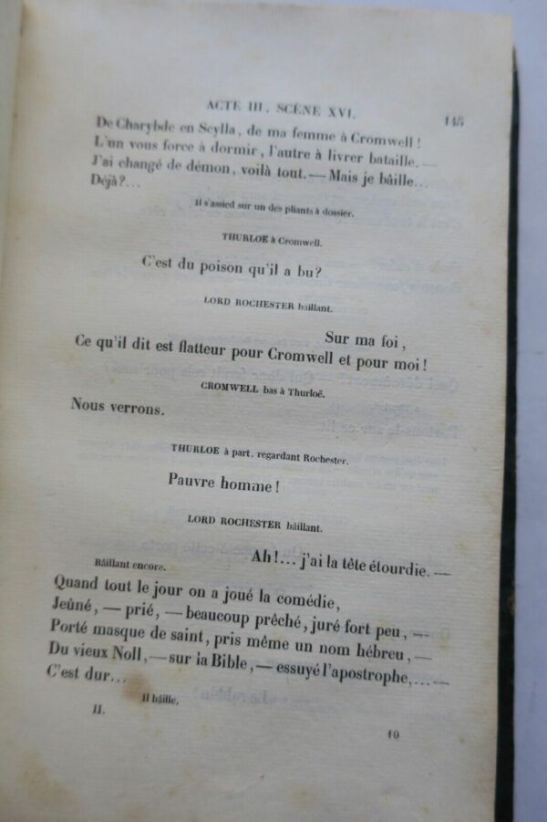 HUGO (Victor) Cromwell. Paris, Eugène Renduel, 1836 – Image 5