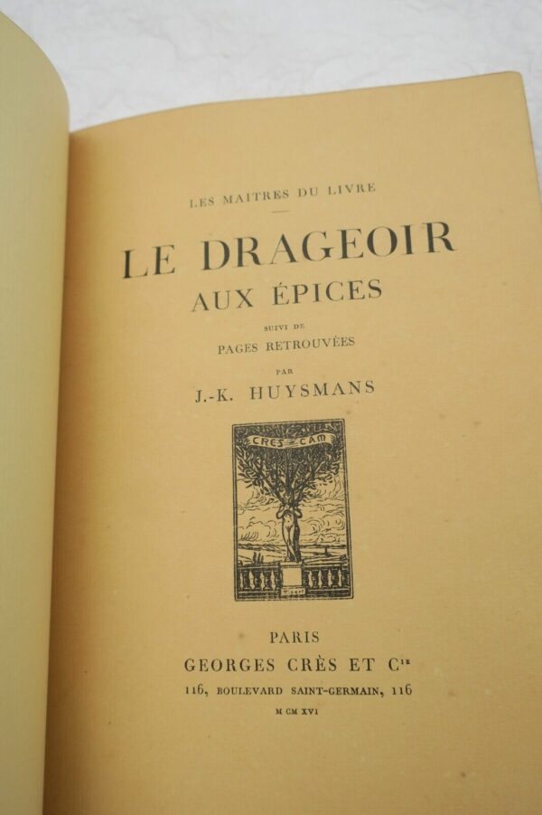 HUYSMANS Drageoir aux Epices suivi de Pages retrouvées – Image 9