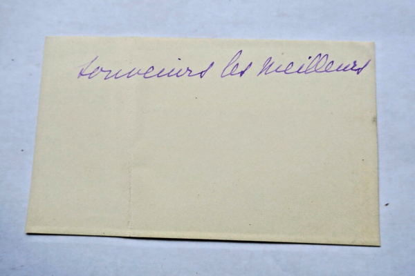 Henri Bergson belle carte autographe manuscrite – Image 3