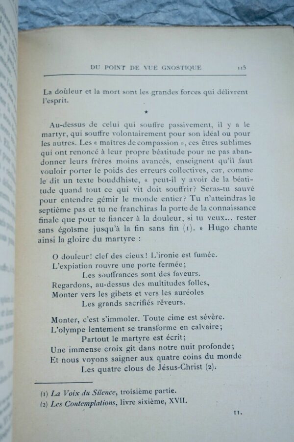 Hugo  Essai sur la philosophie de Victor Hugo, du point de vue gnosti + dédicace – Image 5