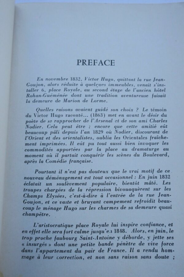 Hugo VILLE DE PARIS Maison de Victor Hugo. Catalogue 1957 – Image 7