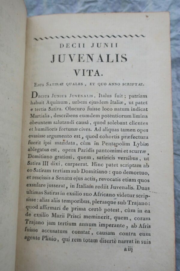 JUVENALIS (JUVENAL) PERSII FLACCI (PERSE). - JUVENCIUS 1805 – Image 8