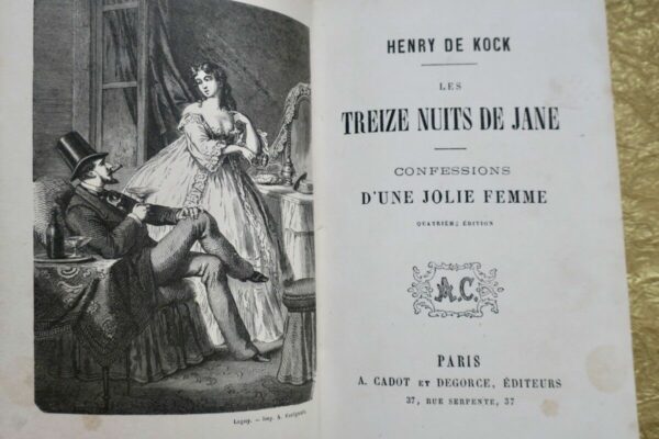 KOCK  LES TREIZE NUITS DE JANE