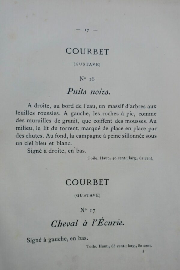 KUYPER Catalogue de Tableaux Modernes GEORGES PETIT 13 mai 1897 – Image 8