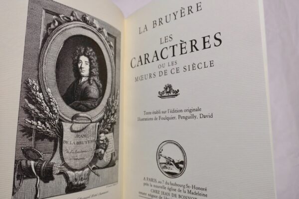 LA BRUYERE ( Jean de ) LES CARACTÈRES Illustrations de Foulquier, Penguilly, ... – Image 7