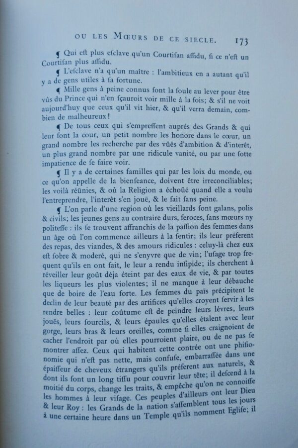 LA BRUYERE LES CARACTERES DE THEOPHRASTE TRADUIT DU GREC 1951 – Image 6