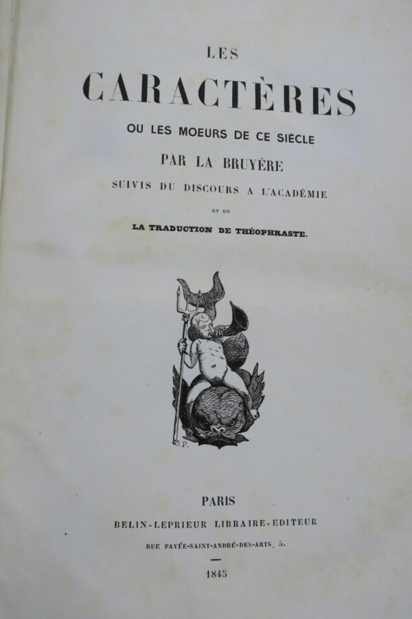 LA BRUYERE  LES CARACTÈRES ill- David, Penguilly, Rouget, Chevin, Granville – Image 17