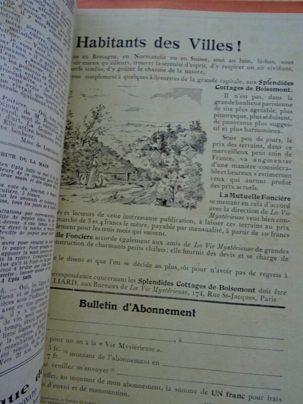 LA VIE MYSTERIEUSE-REVUE DE SPIRITISME, MAGNETISME, MAGIE, ASTROLOGIE..1913 – Image 13