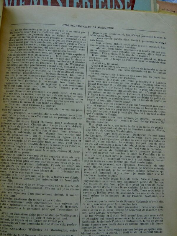 LA VIE MYSTERIEUSE-REVUE DE SPIRITISME, MAGNETISME, MAGIE, ASTROLOGIE..1913 – Image 5