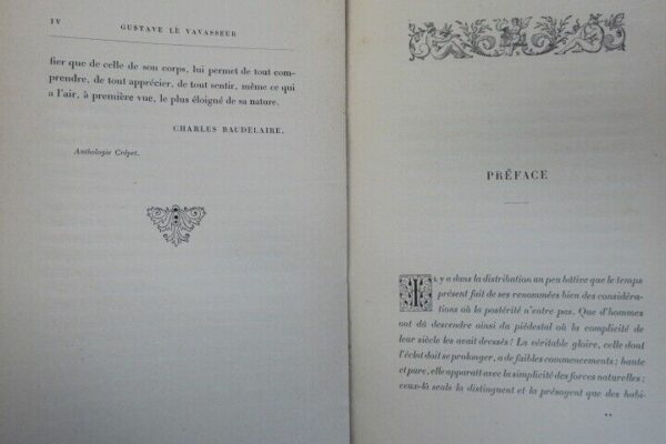 LE VAVASSEUR Oeuvres choisies notice de Baudelaire – Image 5