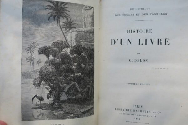 LIVRE DELON C. HISTOIRE D UN LIVRE 1884 – Image 6