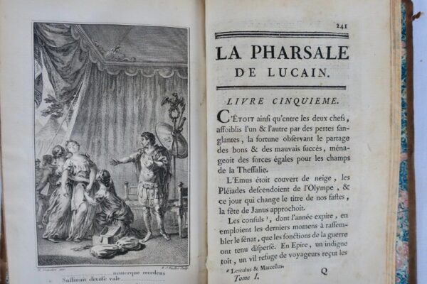 LUCAIN La Pharsale de Lucain 1766 – Image 9